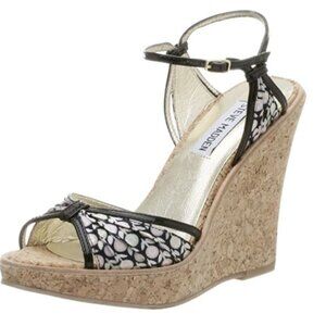 Steve Madden Lynbrook Cork Platform Wedge Sandals